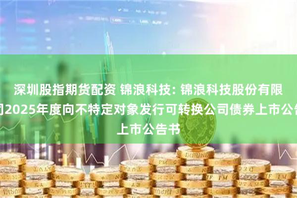 深圳股指期货配资 锦浪科技: 锦浪科技股份有限公司2025年度向不特定对象发行可转换公司债券上市公告书