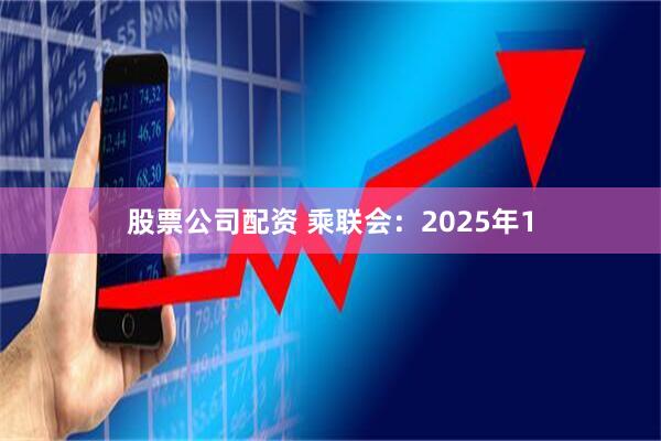 股票公司配资 乘联会：2025年1
